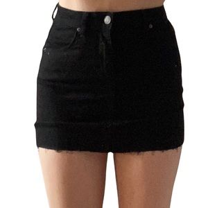 Xs Garage Mini Black Denim skirt 🎱